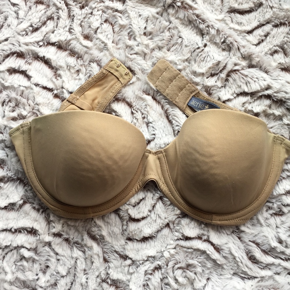Aerie strapless bra with original accessories 32C